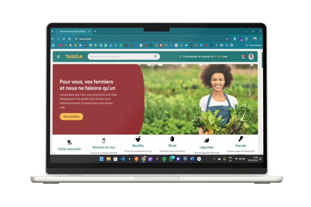Première application au Bénin d'achat de produits frais venant des producteurs nationaux